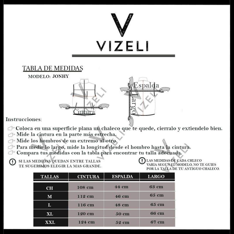 Chaleco Jonhy Piel Para Hombre